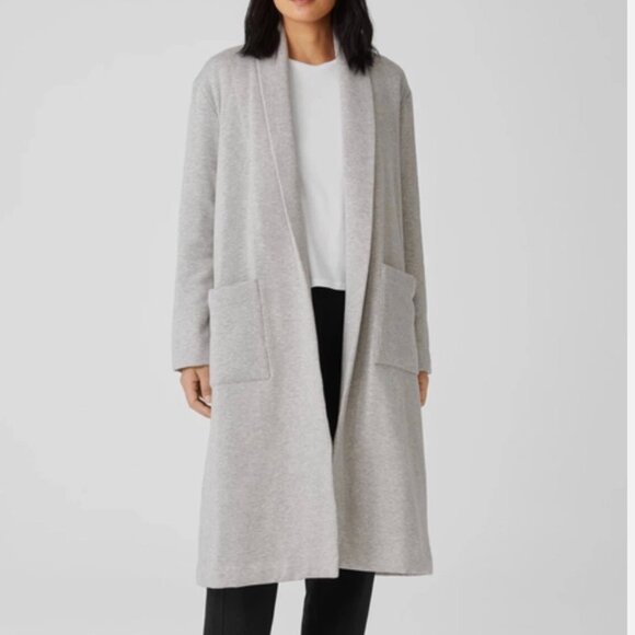 Eileen Fisher Jackets & Blazers - NWT Eileen Fisher Cozy Brushed Terry Hug Padded Coat